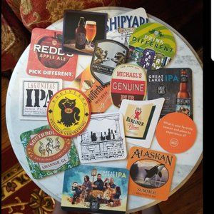 16 Beer Mats some new vintage